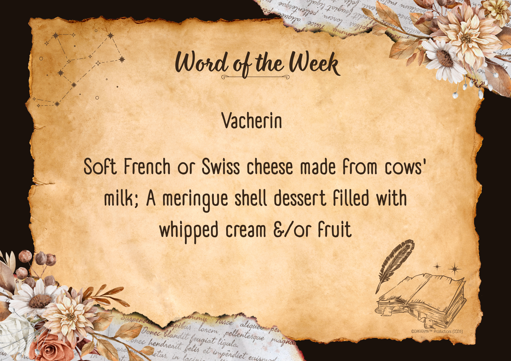 Word of the Week - Vacherin