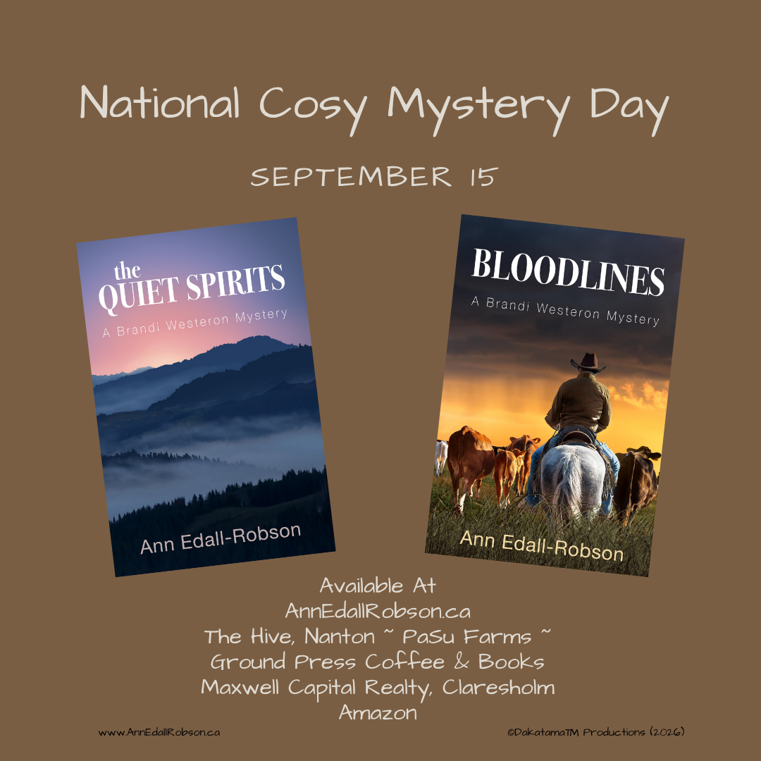 Book using cozy or cosy as part of the mystery title are both acceptable.